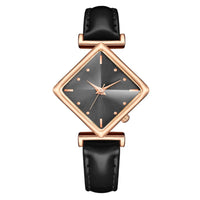 Elegant Diamond Dial Thin Strap Women's Watch