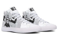 Printed Couple High-top Canvas Shoes