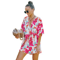 Summer European And American Floral Jumpsuit