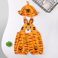 Summer Thin Baby Girl Sling Triangle One-piece Romper