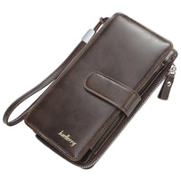 Retro Multifunctional Long Zipper Phone Bag Creative European And American Clutch