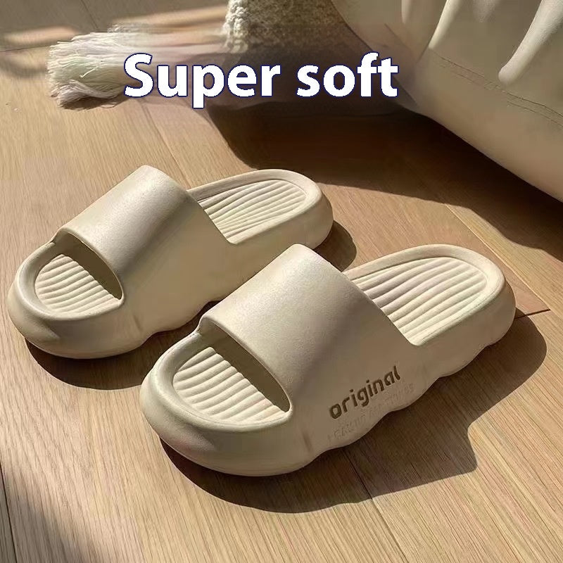 Thick Bottom For Outdoors Home Non-slip Slip-on Slippers