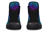 Fashion Printed Couple High Top Canvas Shoes
