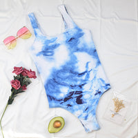 Women's One-piece Swimsuit Tie-dyed