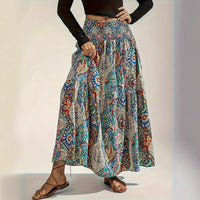 Women's Summer Paisley Printed Persian Skirt