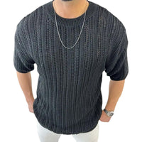 Men's European And American Slim Fit Thin Sweater