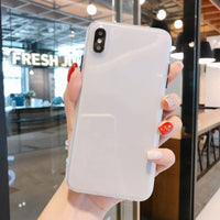Two-color mirror phone case