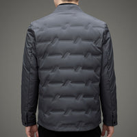 Lightweight Down Jacket Winter White Duck Down Warm Men's Short Coat