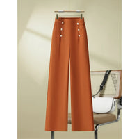 Straight-leg Wide-leg Pants For Autumn And Summer