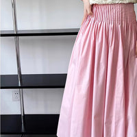 Niche Temperament Sweet Big Hem Umbrella Skirt
