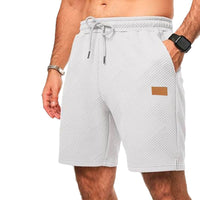 Casual Elastic Waist Drawstring Beach Vacation Shorts