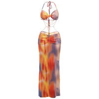 Bohemian Slim-fit Backless Sexy Chic Resort Dress