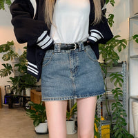 Cowboy Half Body Women's Bag Buttocks Short Skirt