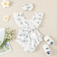 Infant Toddler New Sleeveless Triangle Rompers Baby Cute Strap Jumpsuit