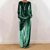 Stylish Minimalist And Relaxed Fit Womens Long Sleeve Set
