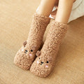 Cartoon Floor Winter Thick Polyester Fleece Fluffy Microfiber Women Fuzzy Socks Funny Fuzzy Dog Slipper Socks For Women Cute Fluffy Thick Warm Winter Socks Microfiber Soft Home Socks Christmas Gift