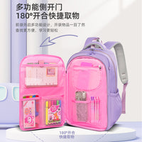 4-color Primary School Student Portable Burden Alleviation Backpack Schoolbag