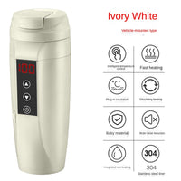 Insulated Electric Cup Water Heater For Automobiles