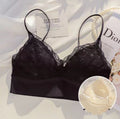 French Thin Belt Thin Underwear Women No Steel Ring Hole Cup Beautiful Back