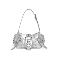 Edgy Y2k-style Single-shoulder Commuter Crossbody Biker Bag