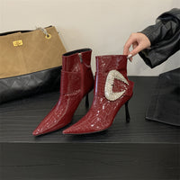 Rhinestone Sexy High-Heel Fashion Boots For Women
