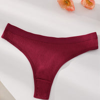 Womens Seamless Low-rise Cotton Sports Underwear