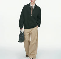 Thickened Knit Outerwear For Fall And Winter