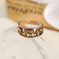 Retro Personalized Fashion Animal Hollow Ring