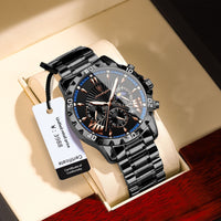 Multifunctional Moon Phase Mens Watch