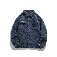 Japanese Campus Personality Decorative Line Jacket Men