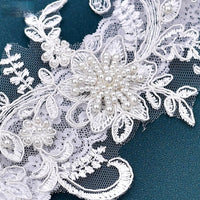 Sexy Lace Flower Pearl Leg Ring