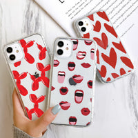 Japanese And Korean Love Full Print Mobile Phone Case Transparent