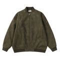 Distressed PU Leather Coat Men