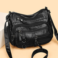Summer New Arrival PU Fashionable Trendy Soft Washable Shoulder Bag