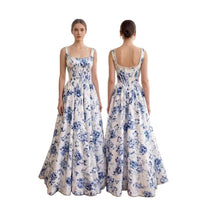 New French-style Square-neck Figure-flattering Slip Dress