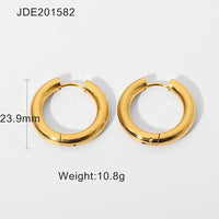 Stainless Steel Earrings Lightweight And Luxuriouscolorfast Stud Earrings