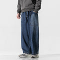 Japanese Style Large Size Leisure Wide-leg Straight Pants