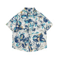 Flower Oil Painting Printed Shirt For Men