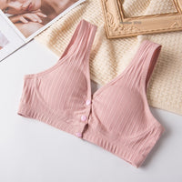Nursing Bra For Pregnant Women Made Of Pure Cotton With A Push-up Design To Prevent Sagging