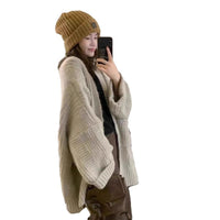 Loose Sweater Cardigan Coat For Women