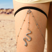 Simple Multi-layer Pearl Chain Leg Chain For Women