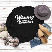 Lettered Casual Round Neck Long Sleeve Loose Sports Fashion Sweater