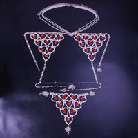 Shiny Party Nightclub Rhinestone Body Chain