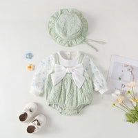 Butterfly Long Sleeve Soft Romper Jumpsuit