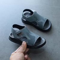 Soft Bottom Non-slip Children Sports Leather Beach Sandals