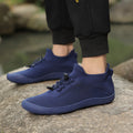 Outdoor Large Size Mid-calf Flying Woven Five-finger Wide Head Breathable Non-slip Men's Casual Pumps