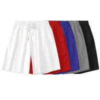Mens Ice Silk Cropped Sports Casual Pants