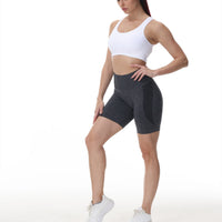 Side Crescent Fitness Three Point Yoga Shorts