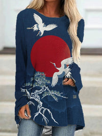 T-shirt Hip Hop Series Printed Women's Street Long Sleeve