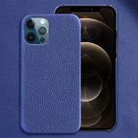 Leather Mobile Phone Case Half Bag Oil Edge Anti-fall